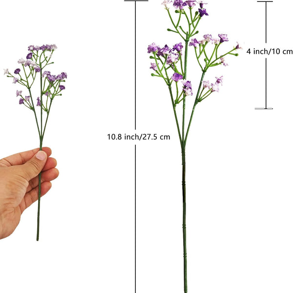 Sylaryn Babys Breath Artificial Flowers Gypsophila Real Touch Flowers for Wedding Party Home Garden Decoration