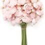 Sylaryn Ranunculus Artificial Flowers 18 Pcs Blush Faux Silk Mini Ranunculus Bulk Fake Wedding Filler Flowers for DIY Pink Bouquets, Centerpieces, Bridal Shower Decorations & Arrangements