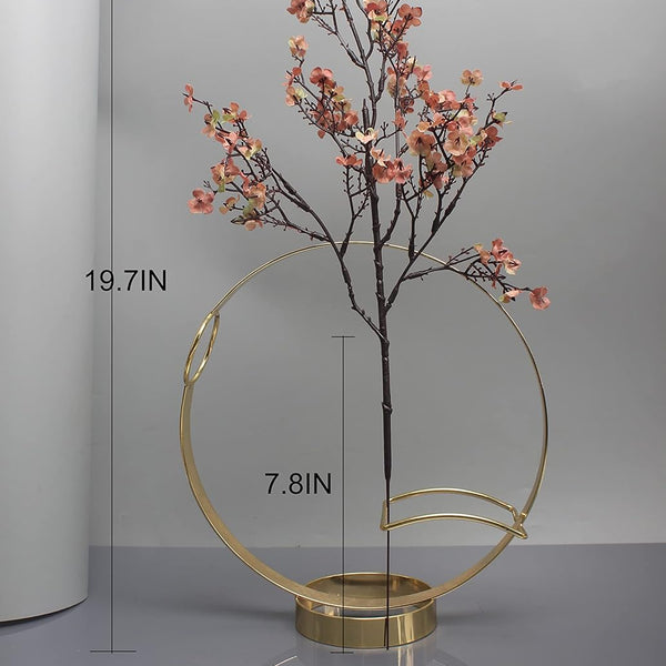 Sylaryn-Global Babys Breath Silk Artificial Flowers 6 Bundle European Fake Flowers Decor Wedding Party Fall Stems Decoration Bouquets DIY Home Garden,Farmhouse,Living Room Decor (Beige Brown-6pcs)