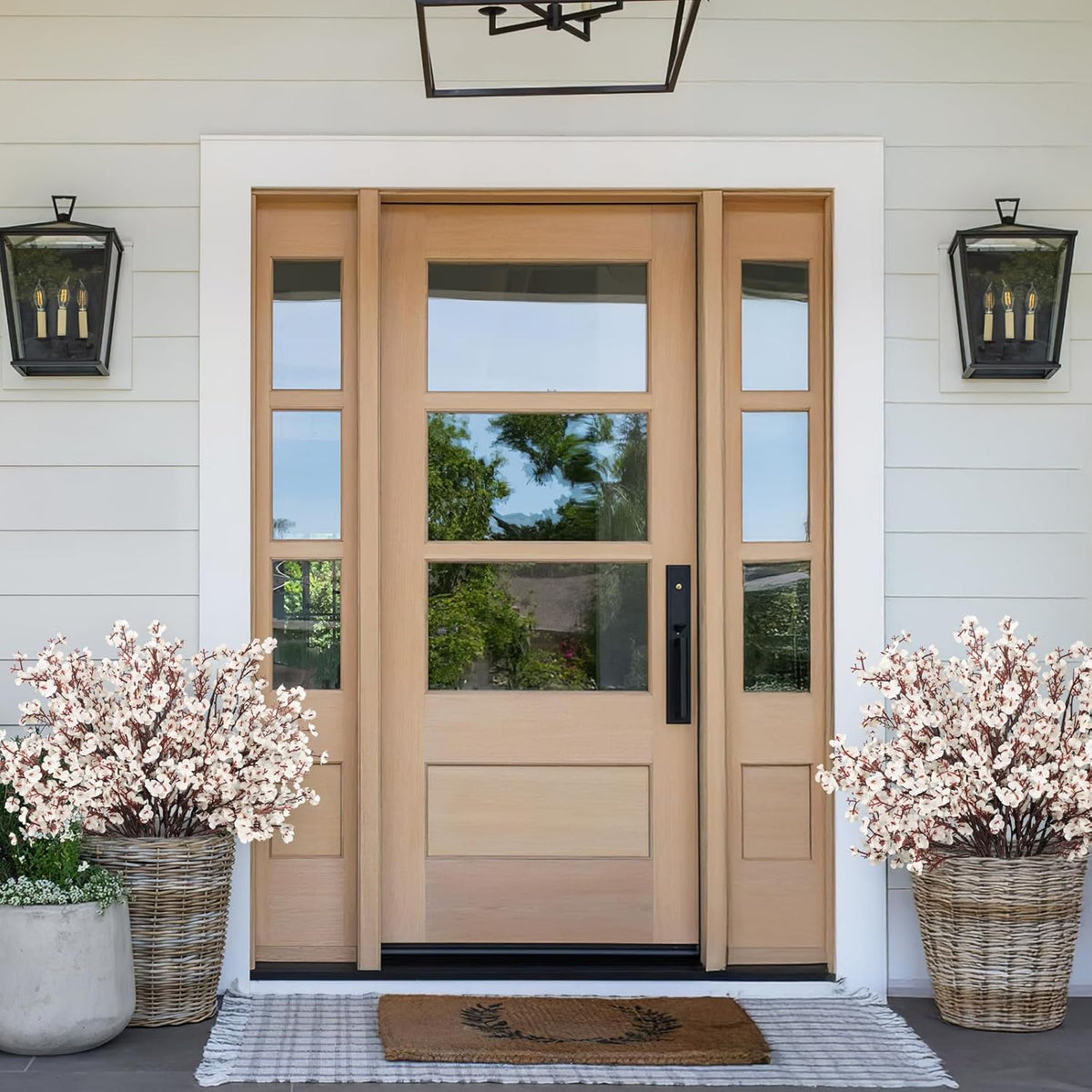 Sylaryn Babys Breath Artificial Flowers, 8 Bundles White Real Touch Fake Flowers Silk Flowers Bulk for Vase Home Office Wedding Spring Indoor Outdoor Centerpiece Table Party Decorations