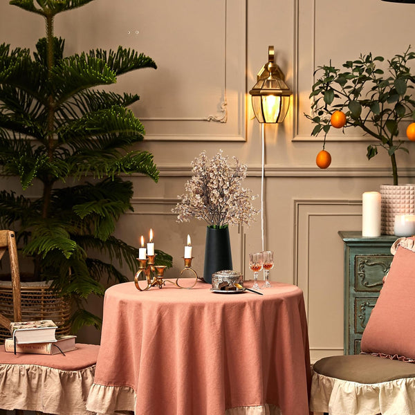 Sylaryn Mandy's Light Brown Artificial Baby’s Breath European Flowers 6 Bundles Silk Gypsophila with Bendable Stems for Fall Valentine's Day and New Year Centerpiece Wedding Decor and Table Arrangements